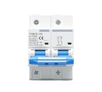Mini Interruttore Automatico, Compatibile Con TOMZN, TOB1Z-63 | Polo 2P, CC 1.000 V, Curva C, Valori Nominali 80 A/100 A/125 A, Sezionatore Principale(125A)
