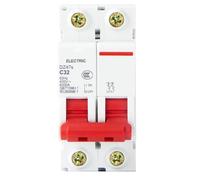 Mini interruttore automatico protezione batteria interruttore cortocircuito 2 poli 40A 50A 63A tipo C curva di intervento 230 V(20A)