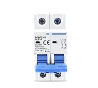 Mini interruttore solare 2P DC 1000V 3A 6A 10A 16A 20A 25A 32A 40A 50A 63A DC MCB for impianto fotovoltaico 1 pz Interruttore automatico (Size : 6A)