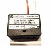 Mini interruttore timer relè temporizzato kit da 1 a 480 sec ritardo 12V / 20...
