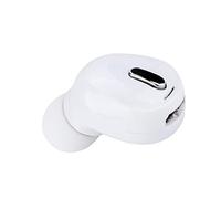 Mini Invisible Bluetooth 5.0 Auricolari, Cuffie Wireless Universal Sport Auricolare Stereo Sound Car Headset per Smart Phone(Bianca)