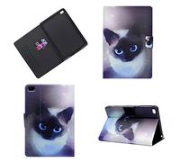 Mini iPad Cases 7.9 pollici Cute Pattern Angoli multipli Stand Cover protettiva con Auto Sleep Wake per iPad mini 5/4/3/2/1-Blue eyed cat