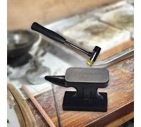 Mini Iron Horn Base Base Hammer Set di gioielli robusti che producono