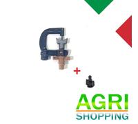 Mini Irrigatore a Raggio lungo Lt/h 265+Raccordo Attacco Tubo Pz100