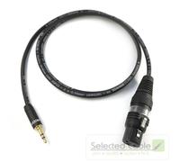 Mini-Jack 3,5mm Su XLR (W) 75cm Cavo Adattatore Microfono Blackmagic 6K Kamera
