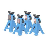 Mini Jack Compatto, Supporto Jack in Durevole in Lega di Alluminio per Auto RC, Altezza Regolabile, Set da 4 Pezzi per Appassionati di SCX24 1/24 (Blue)