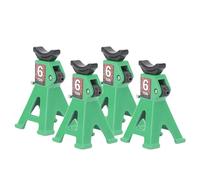 Mini Jack Compatto, Supporto Jack in Durevole in Lega di Alluminio per Auto RC, Altezza Regolabile, Set da 4 Pezzi per Appassionati di SCX24 1/24 (Green)