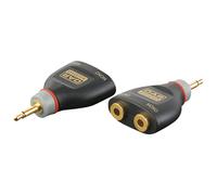 mini-jack/M mono to 2x mini-jack/F - DAP XGA14 - Cat. 5e - 60mm