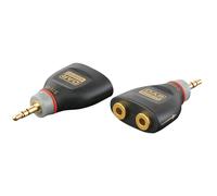 mini-jack/M stereo to 2 x mini-jack/F - DAP XGA44 - 4x10kOhm resistors