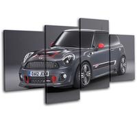 Mini John Cooper Works Cars MULTI TELA parete arte foto stampa