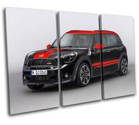 Mini John Cooper Works Cars TREBLE TELA parete arte foto stampa