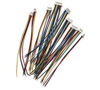 Mini JST SH 1.0mm Passo Femmina Presa Terminale Spina Connettore del Cavo 1mm 2 3 4 5 6 7 8 Pin 10CM 28AWG Cavi Elettronici