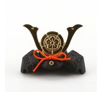 Mini Kabuto Samurai Helmet Ornamenti Nobunaga Oda Takaoka Fatto In Giappone