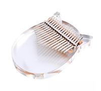 Mini Kalimba, Strumento A Tastiera Per Pollice A 17 Tasti In Acrilico Trasparente Compatto E Portatile portatili Kalimba Thumb piano