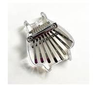 Mini Kalimba Thumb Piano A 8 Toni Portatile Finger Piano Strumento Musicale Kalimba In Acrilico Trasparente portatili Kalimba Thumb piano (Color : 01)