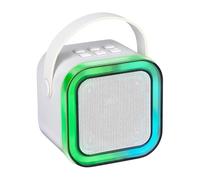 Mini Karaoke Set - Microfono Bluetooth per karaoke per bambini, con 8 modalità luminose e 5 effetti vocali, altoparlante Karaoke 5 W per bambini e adulti