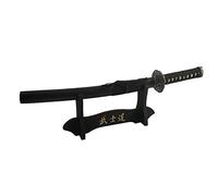 Mini Katana Ornamentale in Legno con Supporto Giapponese per Arredamento Ultimo Samurai 42 cm