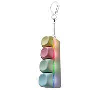 Mini Keyboard Keychain Fidget, Quiet Clicker Handheld Stress Relief Toy For Kids Adults, Portable Bag Accessory, Classroom Office Travel Fun, Birthday Party, Focus And Relaxation Tool