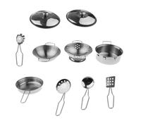 Mini Kids Kitchen Cookware Set Padelle Pentole Utensili Giocattoli Prescolari