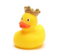 Mini King Rubber Duck Giallo | DUCKSHOP | Anatra da bagno | L: 4,5 cm
