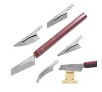 Mini kit per a mano, strumento da taglio fine per hobby, set di seghe per modellismo, compatto portatile con lame di fissaggio, taglierina ad alta precisione, strumento manuale per la