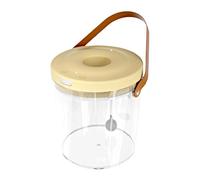 Mini Kit per Acquario - 2000 mAh Alimentato a Batteria Trasparente Fish Bowl, di filtraggio Silenzioso della Pompa 'Aria | Compatto Rettile terrario Esca Titolare educativo Bambini