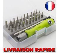 Mini kit punte cacciavite magnetiche precisione set 32 in 1 strumenti portatili