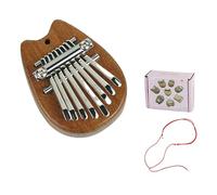 Mini Klimba a 8 Chiavi, Magnifico Strumento Musicale Portatile, Marimba con Gancio, Leggero e Adatto ai Principianti, Perfetto per Amanti della Musica e Compositori