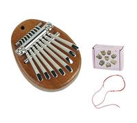Mini Klimba a 8 Chiavi, Magnifico Strumento Musicale Portatile, Marimba con Gancio, Leggero e Adatto ai Principianti, Perfetto per Amanti della Musica e Compositori