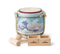 Mini Komodaru sake-barrel set"Tegular Mount fuji-tairu Fuji"