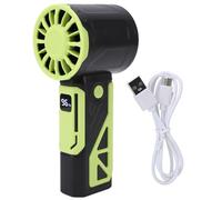 Mini la portatile portatile potente USB ricaricabile ricaricabile per piccole mano silenziosa raffreddamento per il trucco da viaggio per casa esterno interno (Verde)
