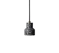 Mini lampada a sospensione a LED Lampadario industriale in terrazzo a 1 luce Plafoniera a sospensione creativa Lampada a sospensione in cemento per soggiorno Camera da letto Ristorante Hotel, bianco