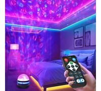 Mini lampada ad effetto onde d'acqua, proiettore LED, lampada a increspature per feste di matrimonio e DJ, luce da palcoscenico a testa mobile, lampada decorativa alimentata tramite USB Tagli UnicaABS