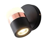 Mini Lampada da Lettura da Comodino con Rotazione a 320°, Lampada da Parete Decorativa a LED Moderna per Camera da Letto, Applique da Parete in Metallo, lampade da Parete per corridoio Creative n