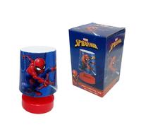 Mini Lampada Da Notte Comodino Marvel Spiderman Luce Led Da Tavolo Bambini 11 cm [EEK: A]