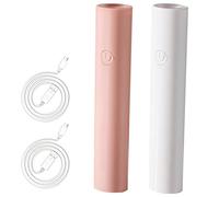 Mini lampada LED UV per unghie, asciugatura rapida, confezione da 2 pezzi, portatile e portatile, ricaricabile tramite USB, con batteria al litio, per uso domestico e in viaggio
