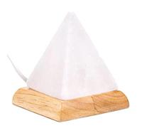 Mini lampada piramide di sale dell'Himalaya con lampada a LED