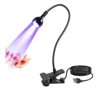 Mini Lampada UV LED Unghie 5W Lampada Unghie Professionale con Clip e Interruttore USB per Gel, Resina e Smalti Semipermanenti
