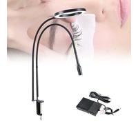 Mini Lampada Uv Per Unghie In Gel, Lampada Led Per Polimerizzazione - Collo D'Oca Flessibile Regolabile A 360° E Morsetto, Piccolo Essiccatore Portatile Per Manicure Da 5 W, Per Nail Art,Black