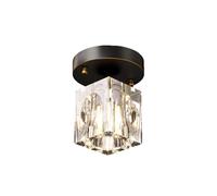 Mini Lampadario Di Cristallo Moderno Ceiling Lights, Moderna Lampada da Soffitto Semi Flush Mount, Piccolo Ottone Vicino Al Soffitto Light Fixture per Hallway Entryway Soggiorno Cucina Camera da Lett