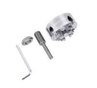 Mini Lathe Chuck Set Lega Steel, Design Unico Mascella 4, Auto Centrato, Piccole dimensioni, Alta Resistenza per Carpenteria, Accessori per Macchina con Chiave a Biella