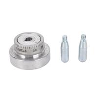 Mini Lathe Hand Wheel 50mm | 0-1mm Accurate Scale for 210 8x16 / 220x400 / 7x12 Lathes | CNC Aluminum Alloy with Handle Crank | Effortless 1mm per Rotation