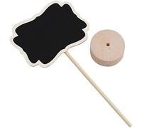Mini lavagne rettangolari Lavagna nera con supporto per insegne per bacheca Segnali in legno per piccole lavagne per matrimoni, feste di compleanno, numeri da tavolo e deDisponibili e professionali.