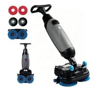Mini Lavasciuga Pavimenti Professionale, Pulizia Efficiente di Aree fino a 1200 m²/h, Design Portatile e Facile da Utilizzare per Scuole Ospedali e Attività Commerciali(Gray)