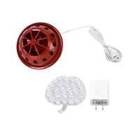 Mini lavastoviglie ad ultrasuoni portatile USB lavastoviglie per frutta per uso domestico per la cucina domestica (Rojo)