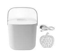 Mini lavastoviglie lavastoviglie in lavastoviglie Mini lavatrice per lavastoviglie lavatrice Portabile Tecnologia di pulizia avanzata per l'appartamento da cucina Usa ABS PC 21 x (Bianco)