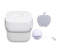 Mini Lavastoviglie, Lavastoviglie USB Facile da Usare, Portatile, Efficiente Levigatura Ad Alta Pressione, Multifunzione per la (Secchio bianco)