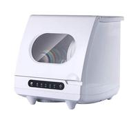 Mini lavastoviglie portatile senza impianto idraulico richiesto lavastoviglie da tavolo con avvio ritardato - Lavastoviglie automatica per 6 coperti Rack