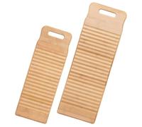 Mini Lavatoio in Bambù 2 Pezzi Beige, 40x15x1, 8 Cm