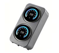 Mini lavatrice a doppio serbatoio, lavasciuga biancheria intima portatile, controllo touch, bianco(Silver Wall)